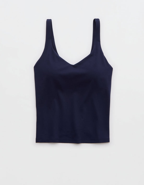 Top de tirantes sin costuras para uso OFFLINE - Azul