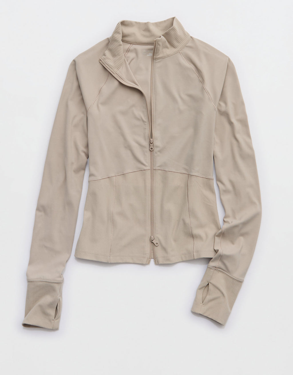 OFFLINE Por Aerie Chaqueta con Cierre Completo Real Me - Gris 2168_2032_021_f