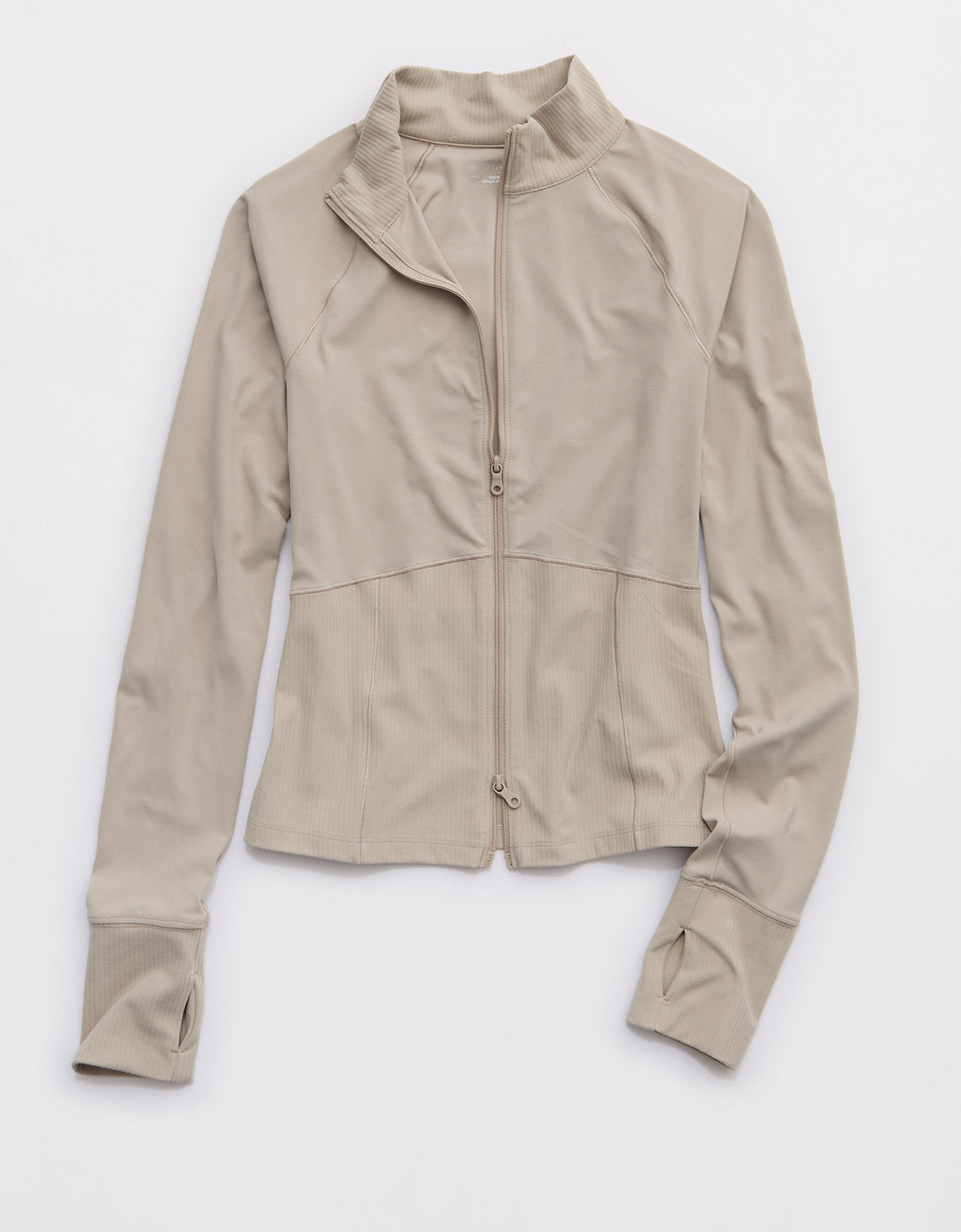 OFFLINE Por Aerie Chaqueta con Cierre Completo Real Me - Gris 2168_2032_021_f