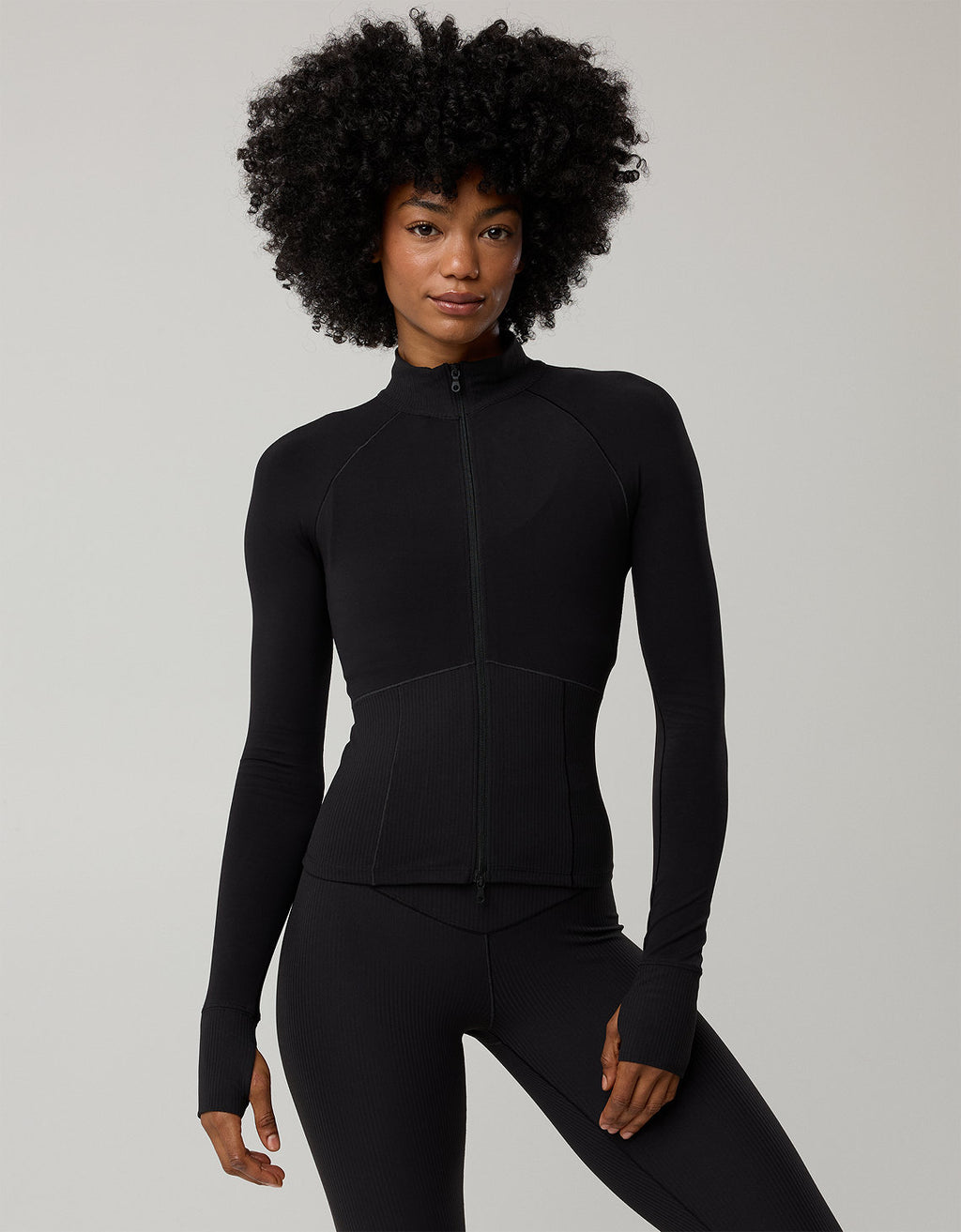 OFFLINE Por Aerie Chaqueta con Cierre Completo Real Me - Negro 2168_2032_073_of