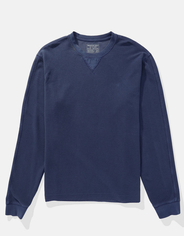 Camiseta Manga Larga Hombre AE - Azul