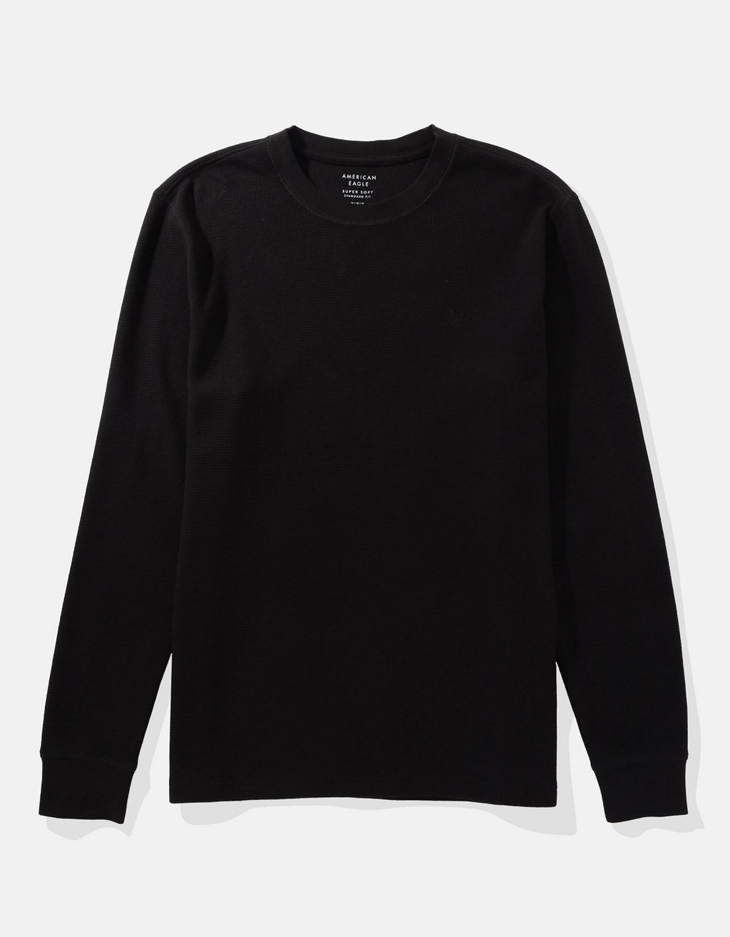 Camiseta Manga Larga cuello redondo Hombre AE - Negro 2171_3796_001_f