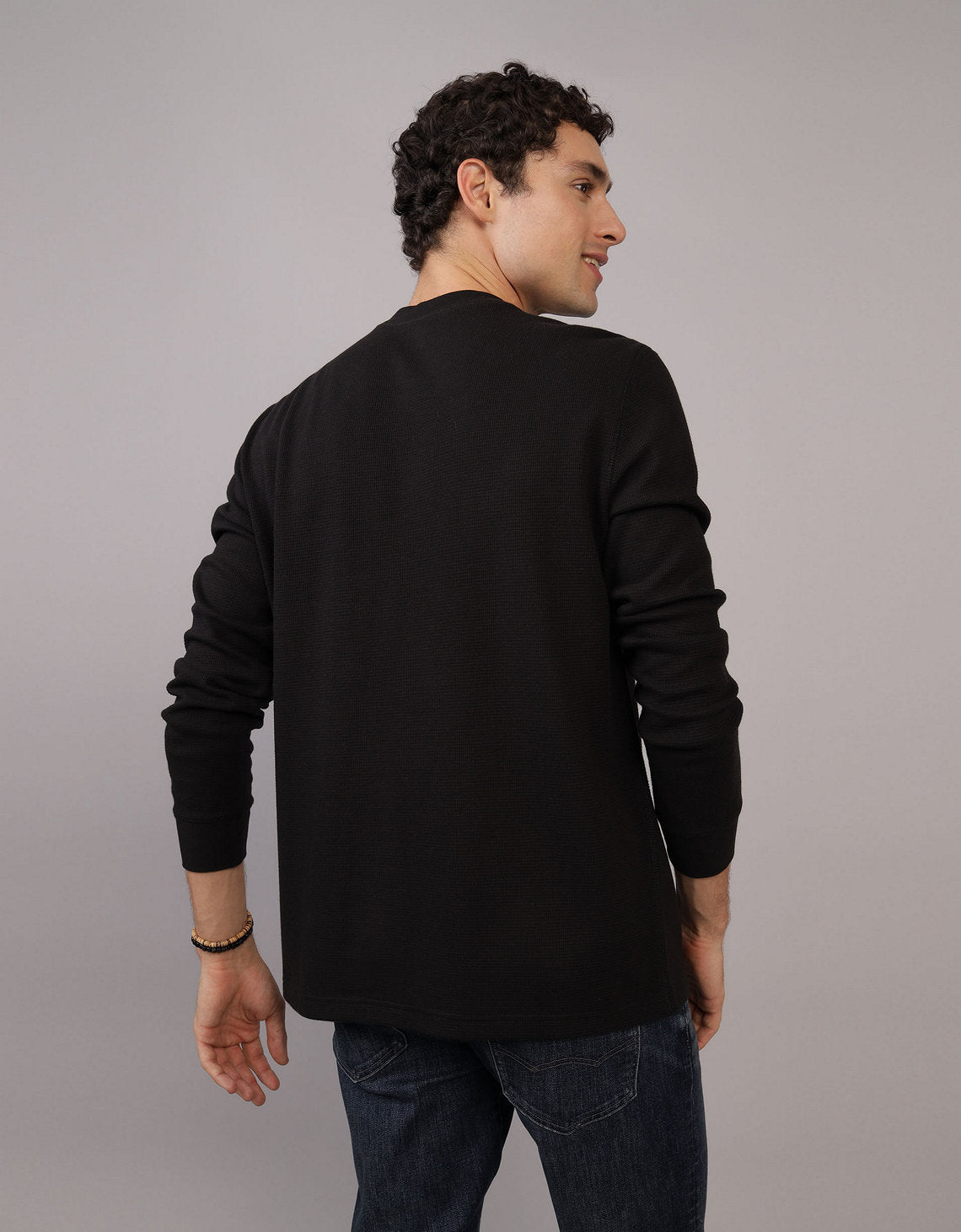 Camiseta Manga Larga cuello redondo Hombre AE - Negro 2171_3796_001_ob
