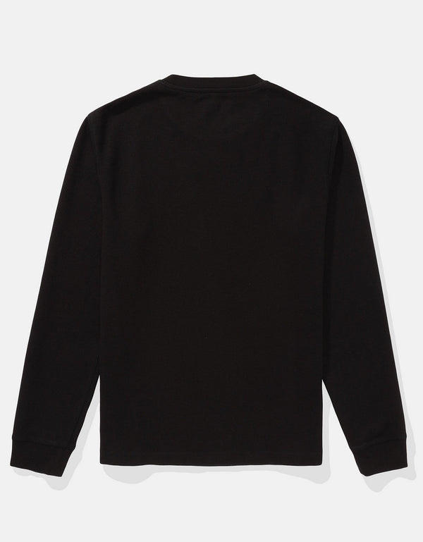 Camiseta Thermal Manga Larga Ae - Negro