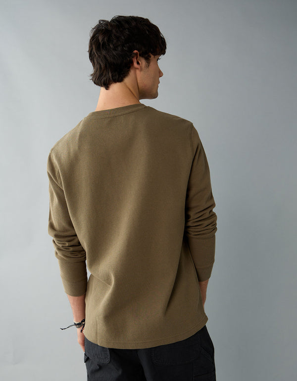 Camiseta Thermal Manga Larga Ae - Verde