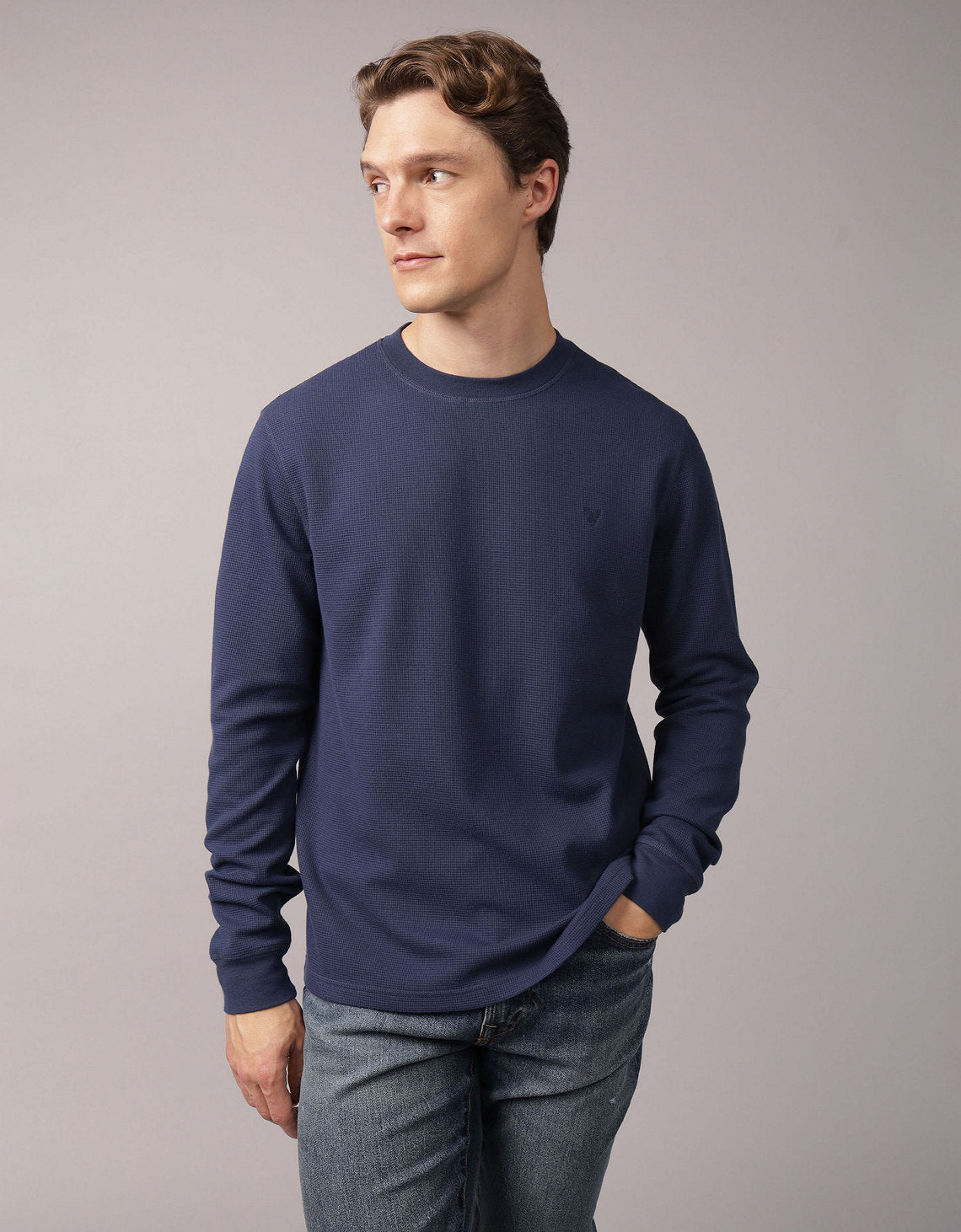 Camiseta Thermal Manga Larga Ae - Naval 2171_4842_410_of