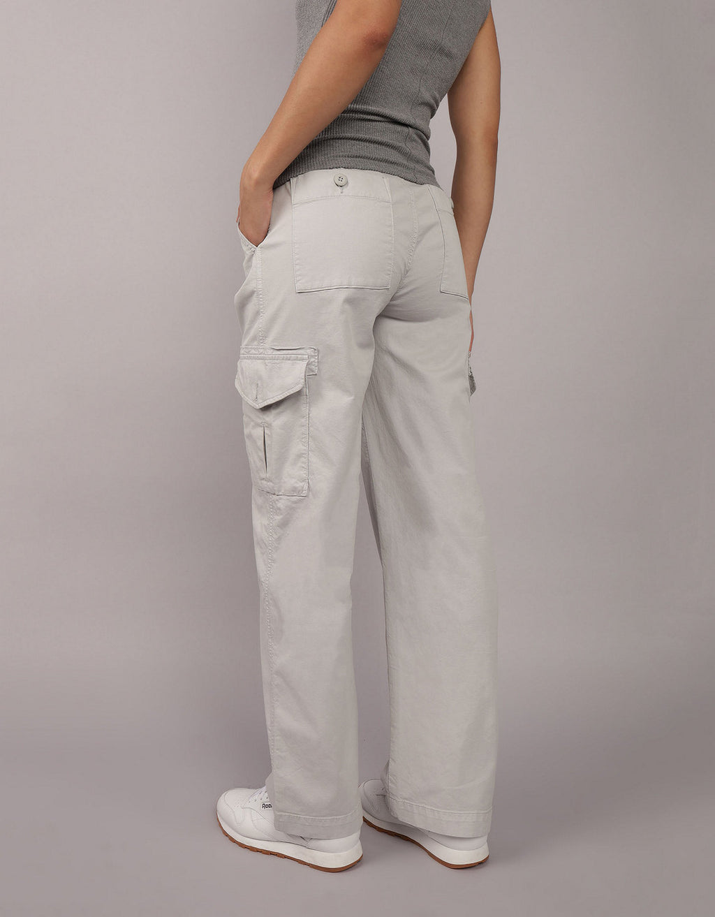 Pantalón AE tipo cargo de tiro alto para mujer - Generico 2325_5212_050_ob