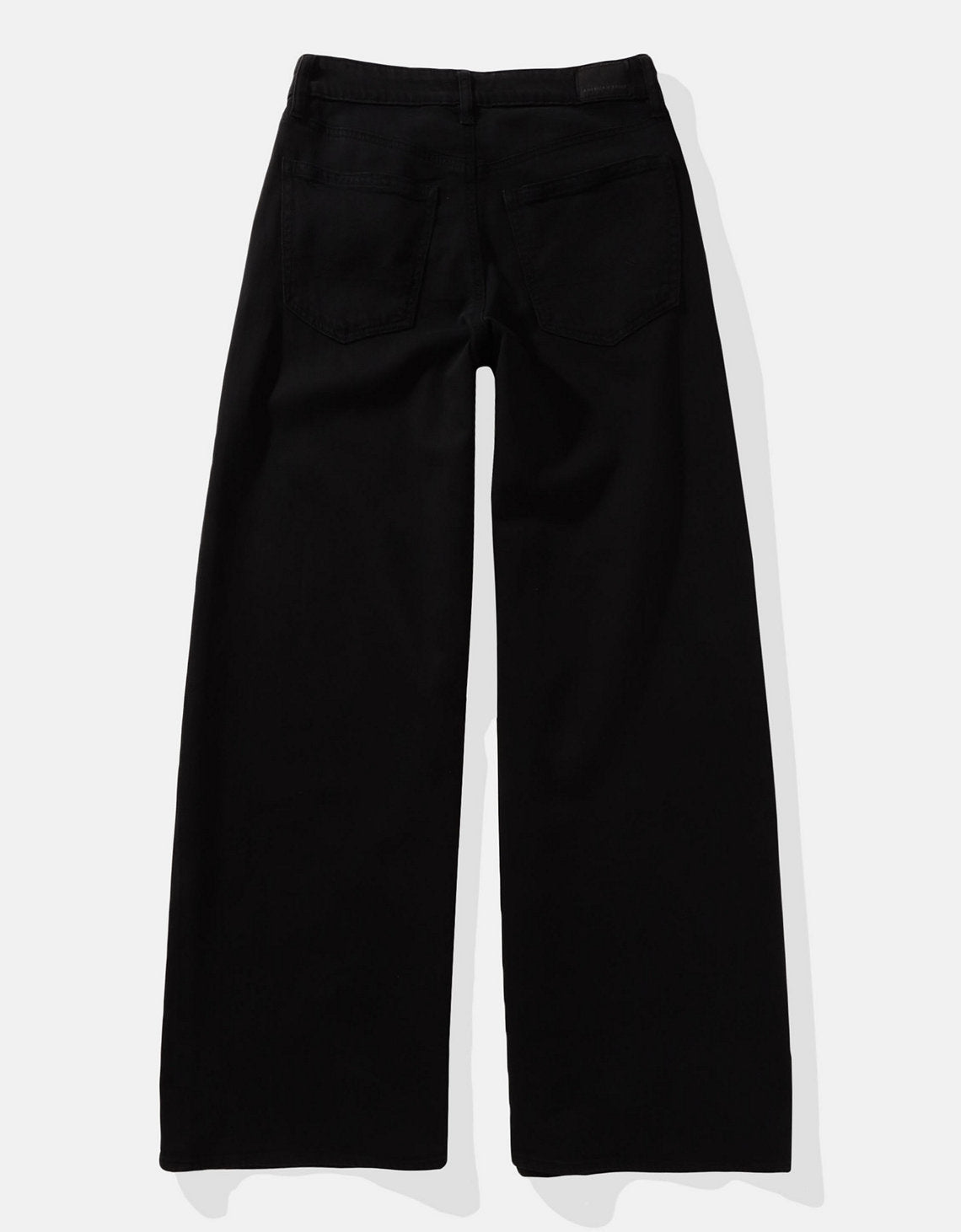 Pantalón AE súper ancho de tiro alto para mujer - Negro 2325_5213_016_b