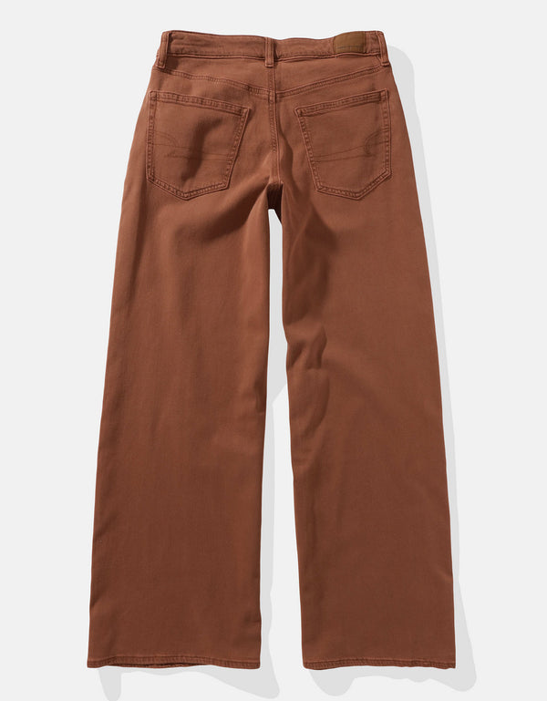 Pantalón AE súper ancho de tiro alto para mujer - Generico