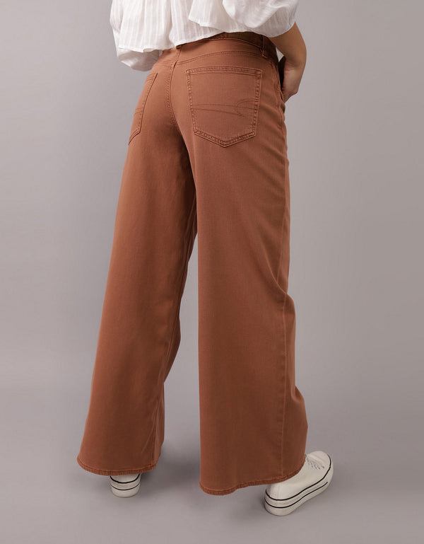 Pantalón AE súper ancho de tiro alto para mujer - Generico