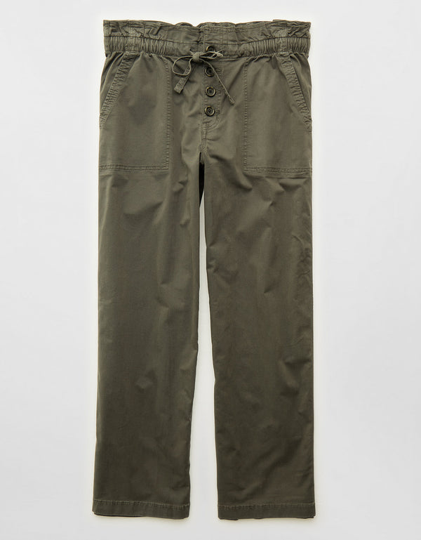 Pantalón stovepipe bota recta de mujer AE - Gris