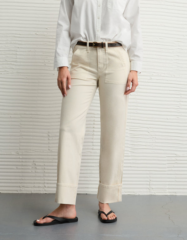 Pantalón Stovepipe Ae - Caqui