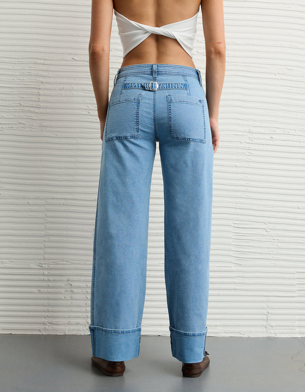 Pantalón Stovepipe Tiro Alto Ae - Generico