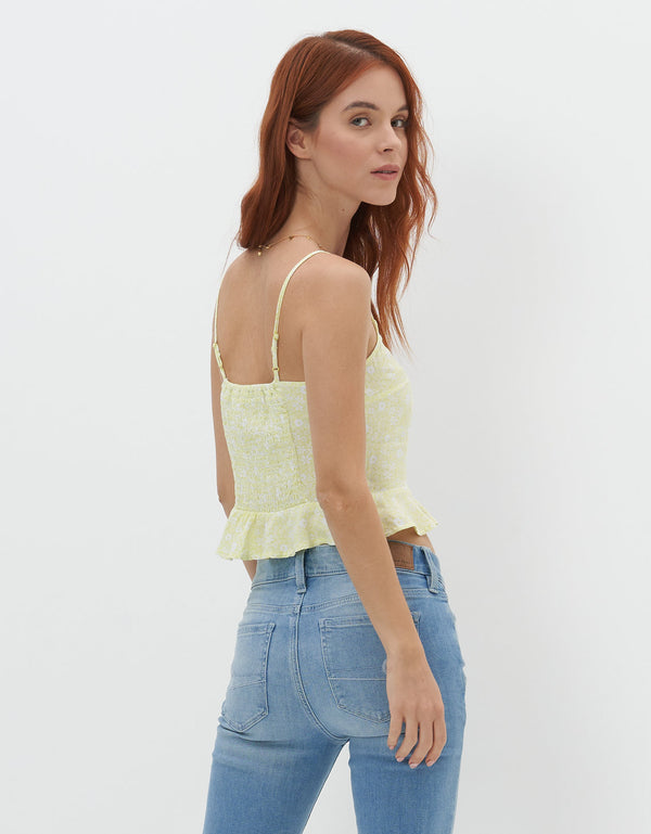 Blusa AE con estampado - Amarillo