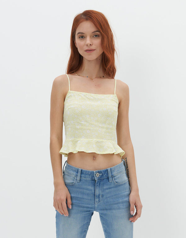 Blusa AE con estampado - Amarillo