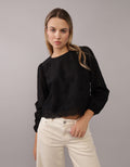 Camisa Manga Larga cuello redondo Mujer AE - Negro 2351_5757_001_of