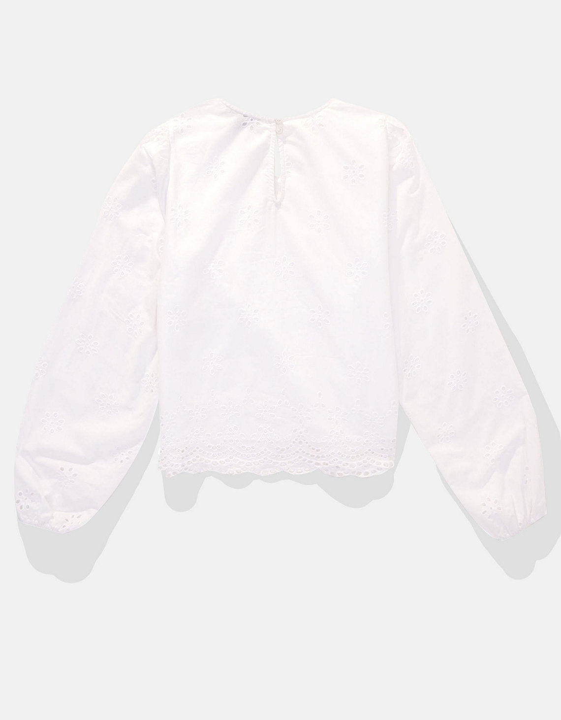 Camisa Manga Larga cuello redondo Mujer AE - Blanco 2351_5757_100_b