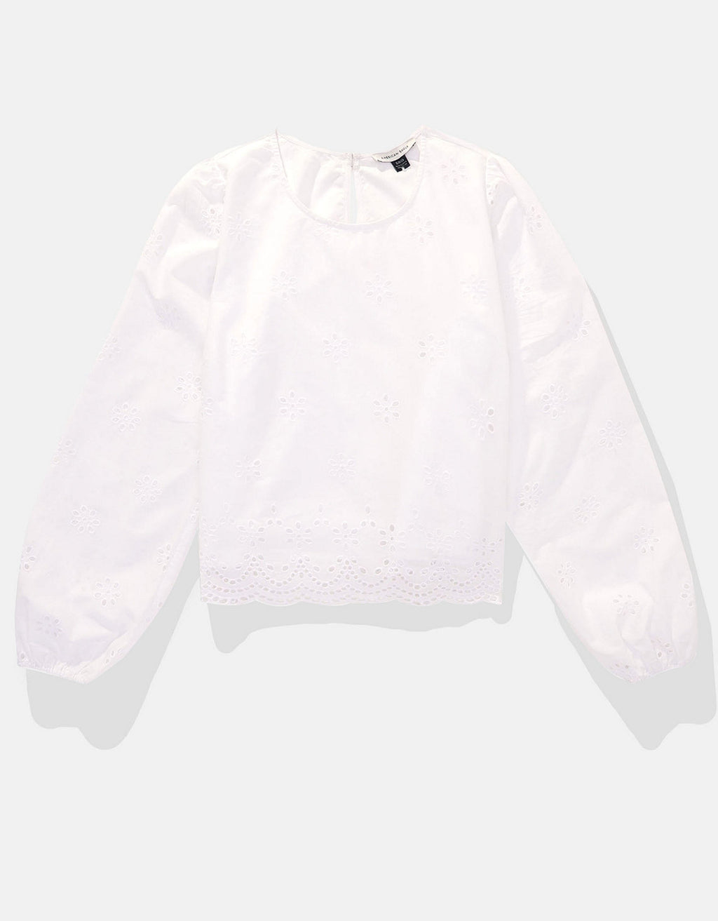Camisa Manga Larga cuello redondo Mujer AE - Blanco 2351_5757_100_f
