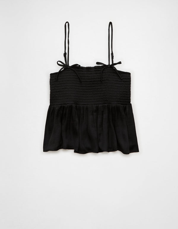 Blusa sin Mangas y con Tirantes Mujer AE - Negro