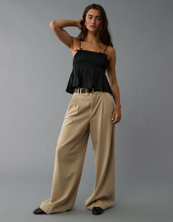 Blusa sin Mangas y con Tirantes Mujer AE - Negro