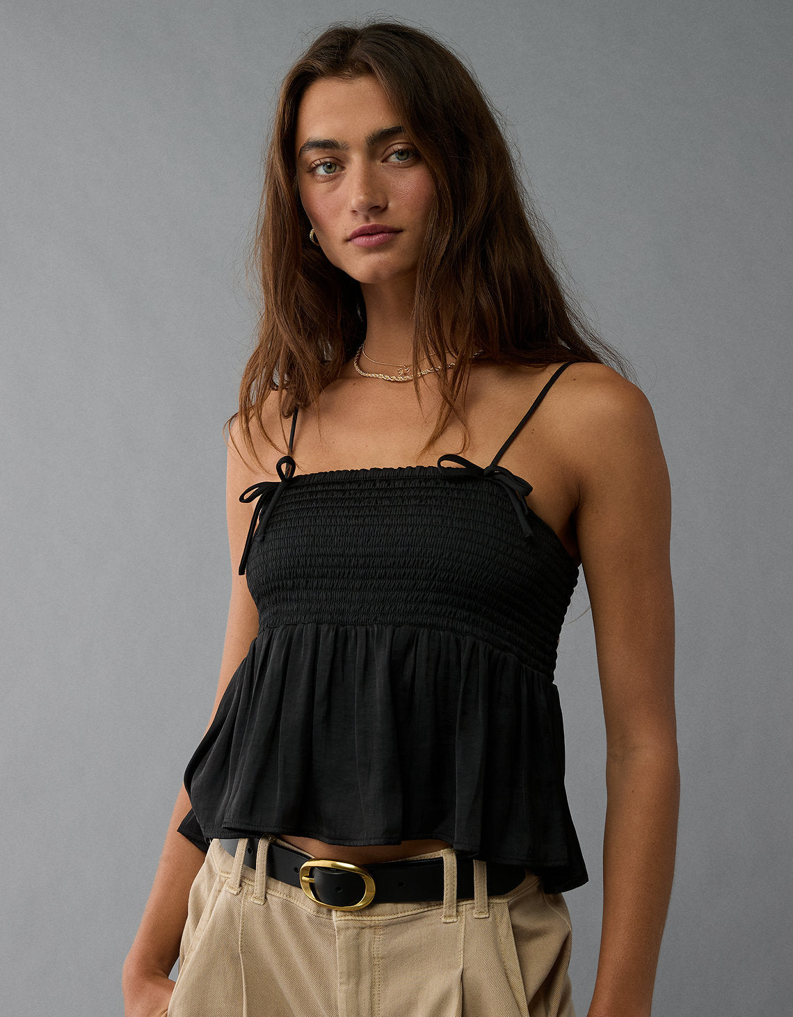 Blusa sin Mangas y con Tirantes Mujer AE - Negro 2351_5975_001_os