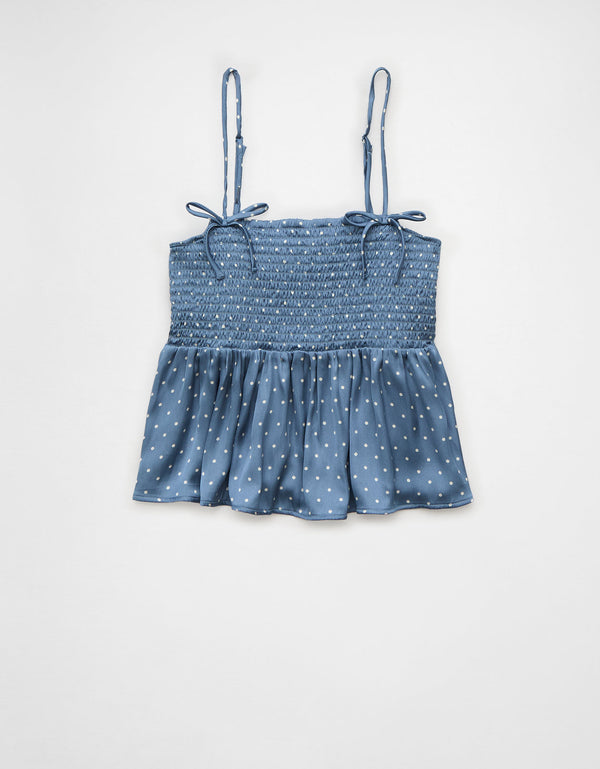 Blusa sin Mangas y con Tirantes Mujer AE - Azul