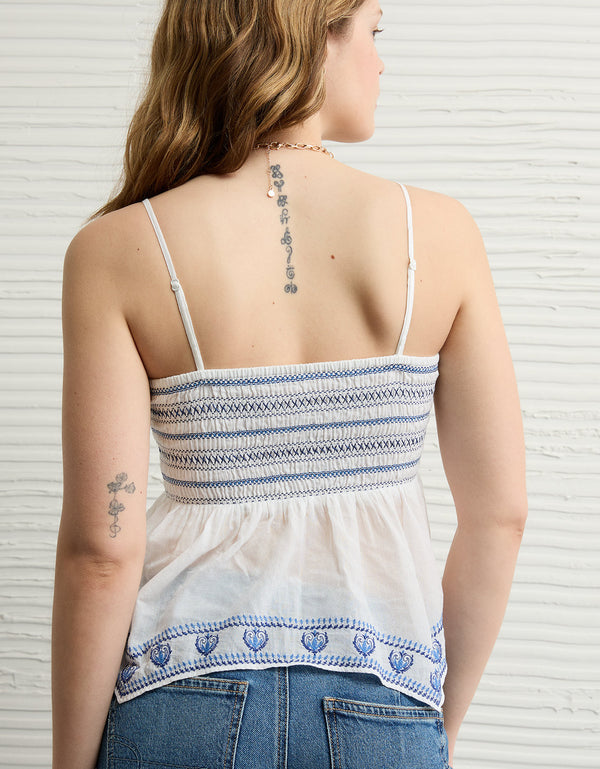 Top sin tirantes - Azul