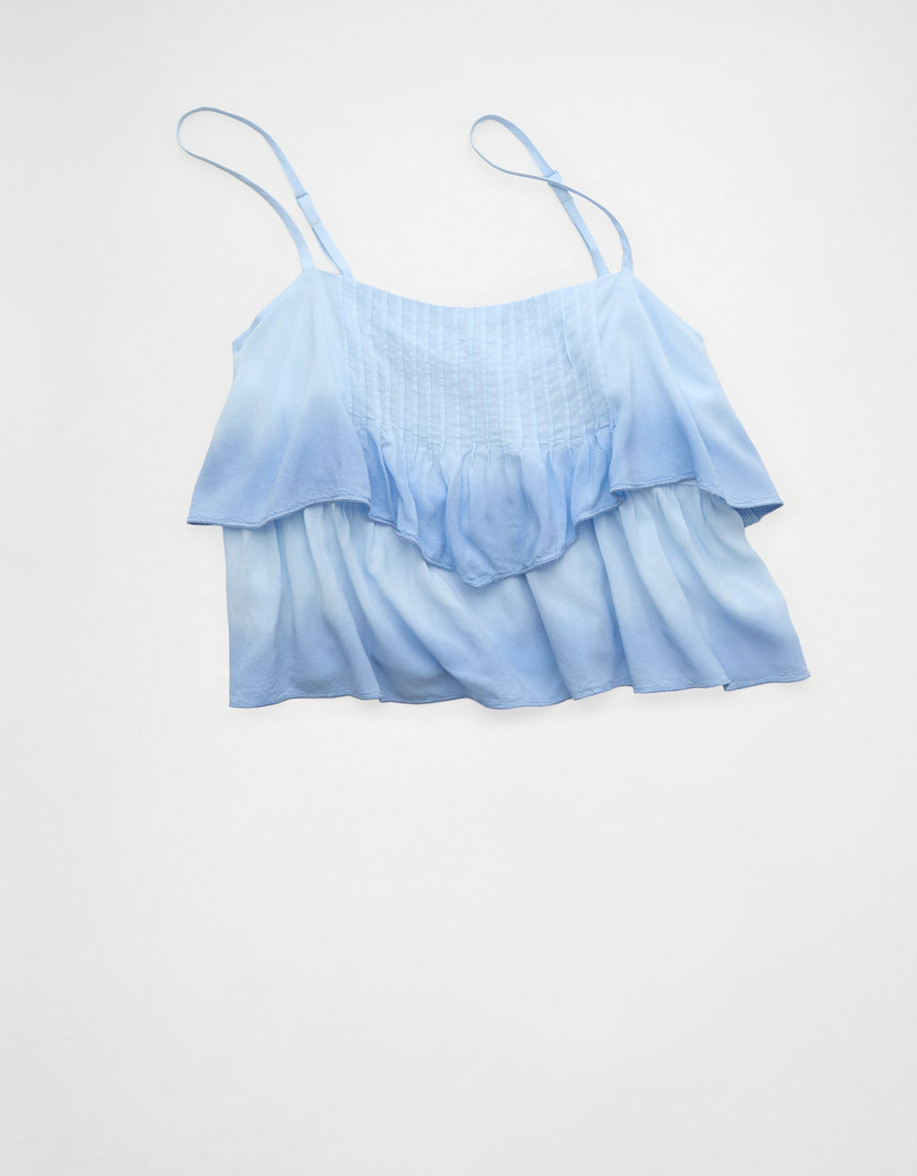 Camiseta de tirantes con teñido degradado por capas - Azul 2351_6502_401_f