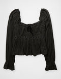 Top de bebé de manga larga Ae - Negro 2351_6512_001_f