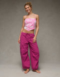 Top de bandana de mezcla de lino - Rosa 2351_6775_615_os
