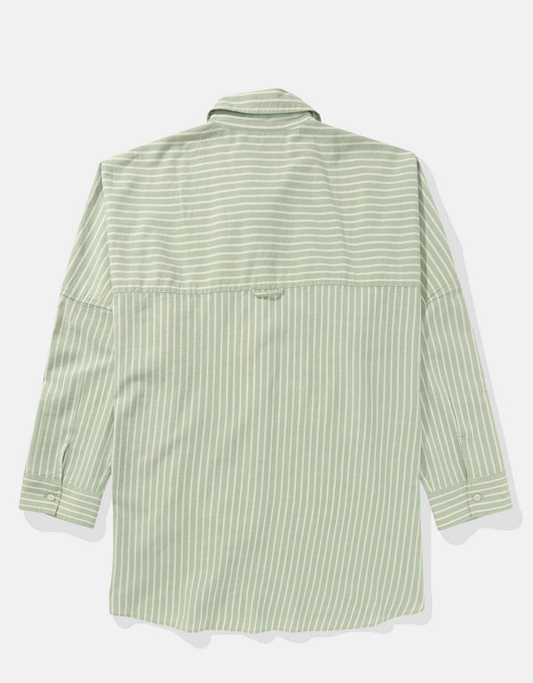 Camisa AE manga larga para mujer - Verde