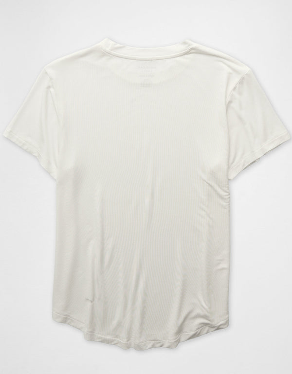 Camiseta Soft & Sexy cuello redondo Ae - Blanco