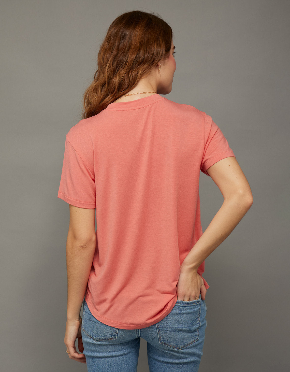 Camiseta Soft & Sexy cuello redondo Ae - Rosa 2370_1561_199_ob