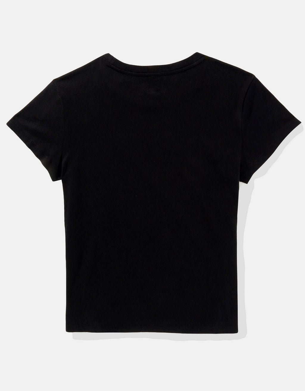 Camiseta Básica Manga Corta Mujer AE - Negro 2370_9465_001_b