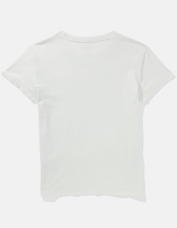 Camiseta Básica Manga Corta Mujer AE - Blanco