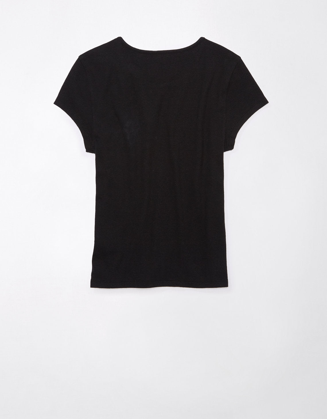 Camiseta favorita Ae cuello en V - Negro 2370_9472_001_b