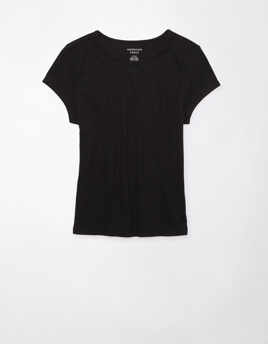 Camiseta favorita Ae cuello en V - Negro 2370_9472_001_f