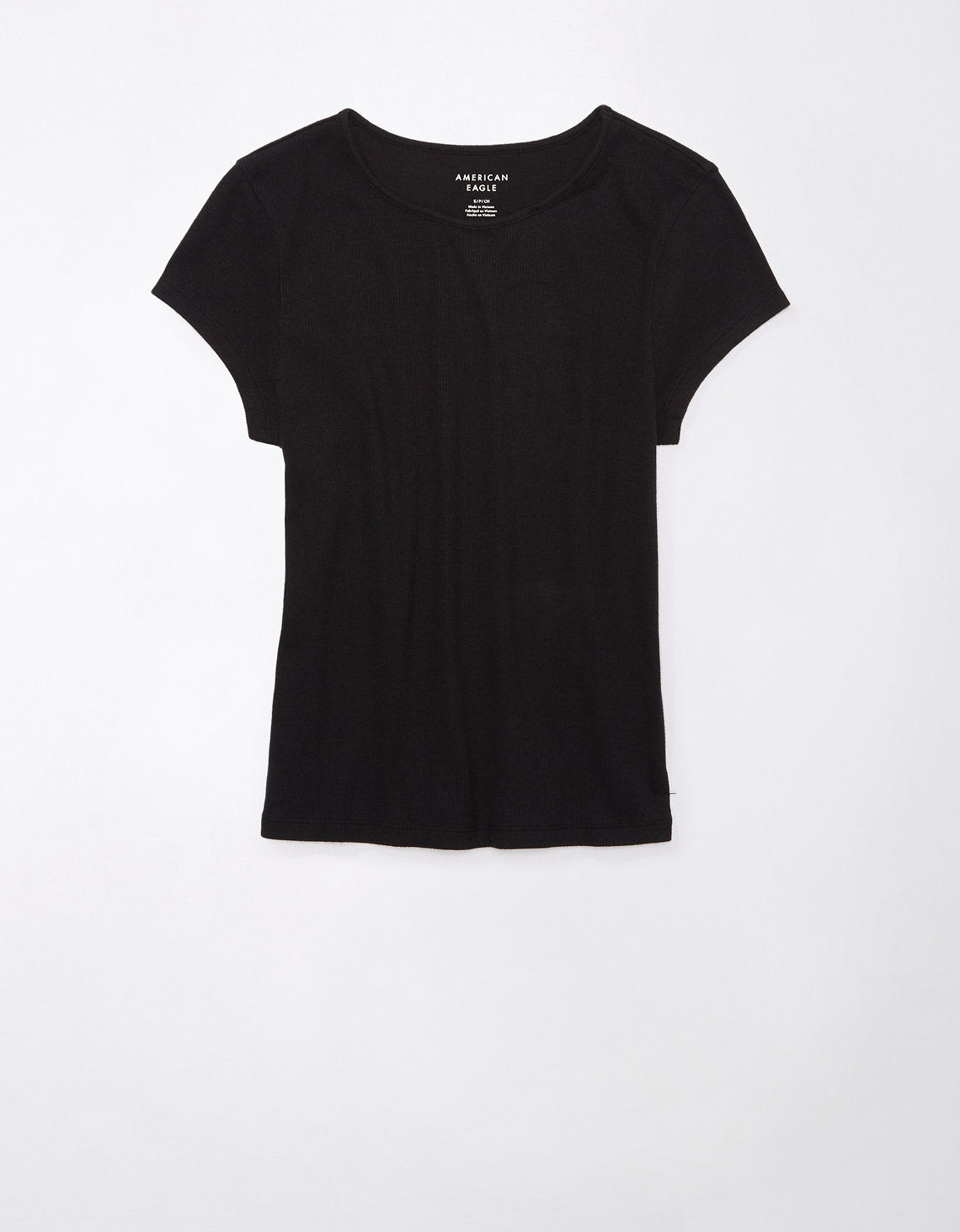 Camiseta favorita Ae cuello en V - Negro 2370_9472_001_f