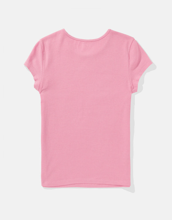 Camiseta Ae cuello redondo - Rosa