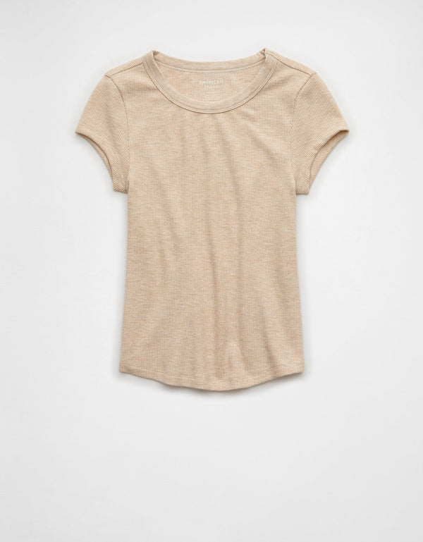 Camiseta AE cuello redondo manga corta para mujer - Generico
