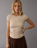 Camiseta AE cuello redondo manga corta para mujer - Generico 2370_9658_864_ob