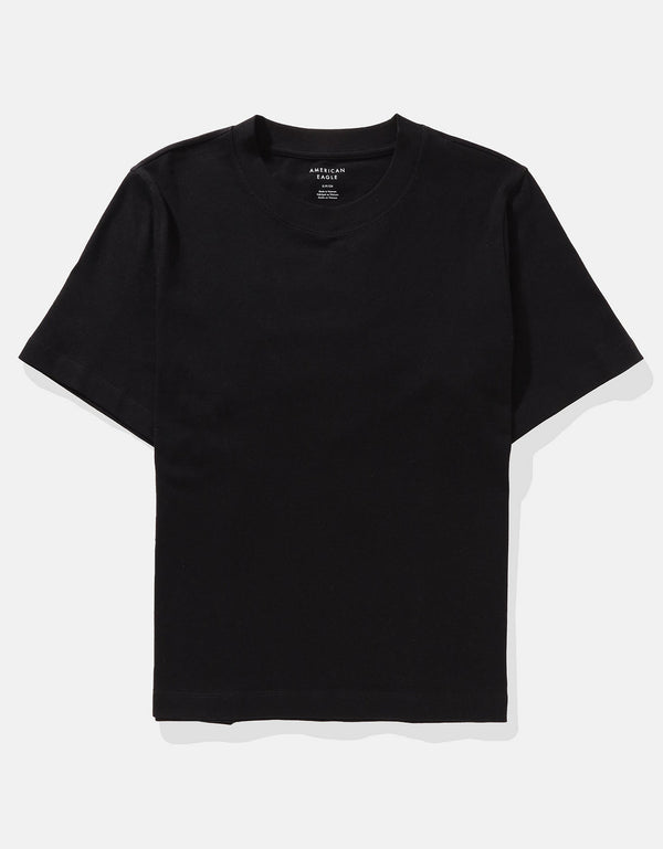 Camiseta básica de mujer AE - Negro