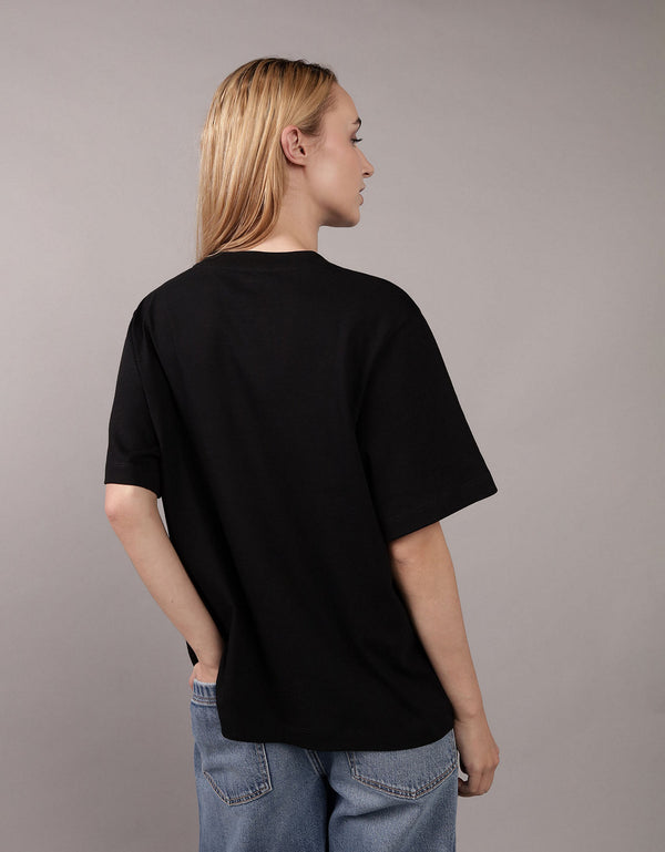 Camiseta básica de mujer AE - Negro