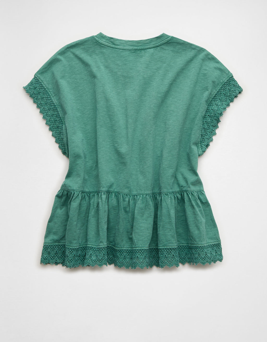 Camiseta con ribete de encaje Ae Sunchaser - Verde 2372_1604_299_b