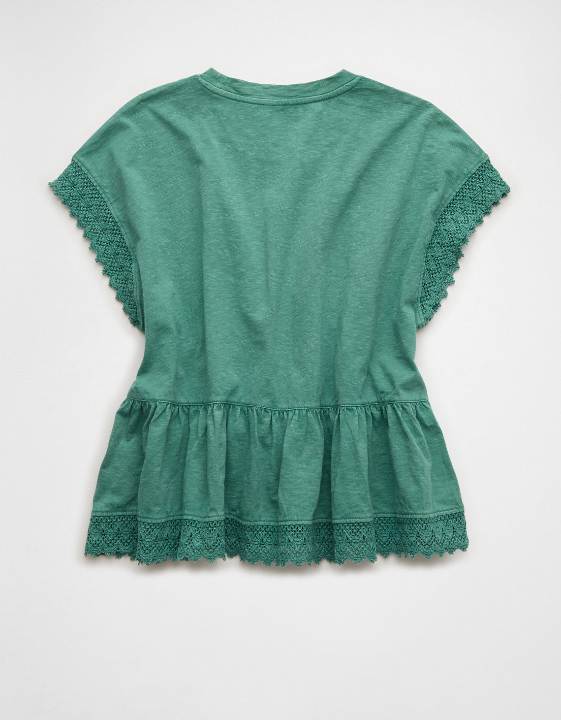 Camiseta con ribete de encaje Ae Sunchaser - Verde 2372_1604_299_b