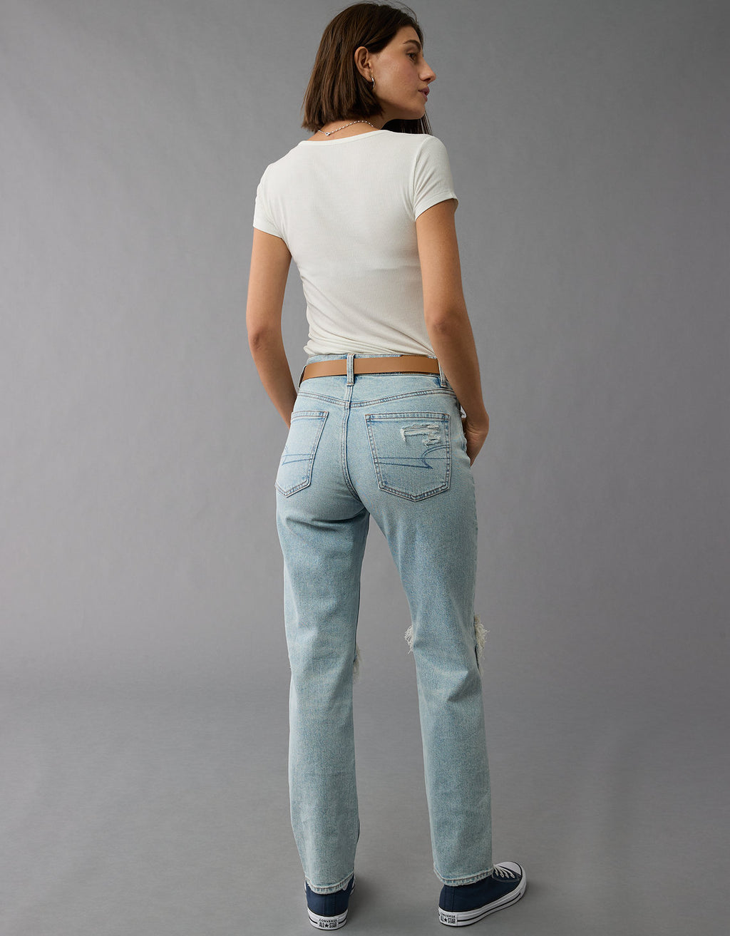 Camiseta Básica Manga Corta Mujer AE - Blanco 2372_9536_100_os