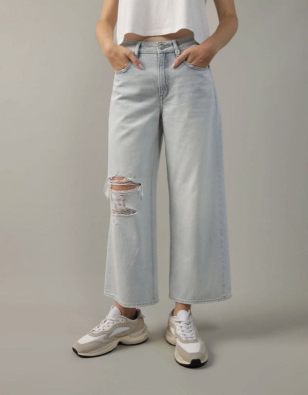 Jean Wide leg Crop - Generico