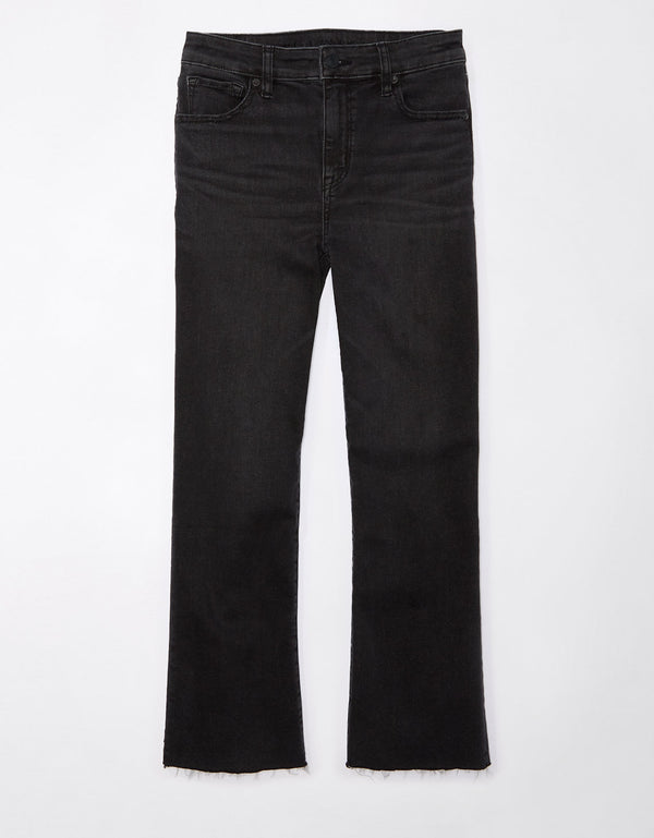 Jean Ae High-waisted Crop - Negro