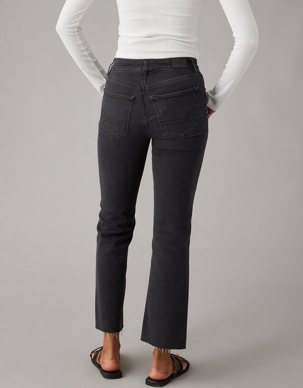 Jean Ae High-waisted Crop - Negro