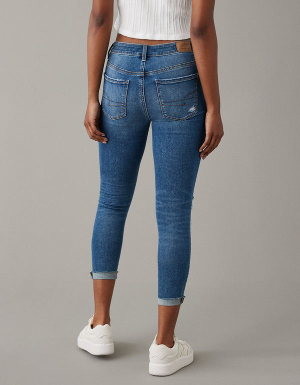Jegging AE Ne(x)t Level con rotos de tiro alto crop - Generico